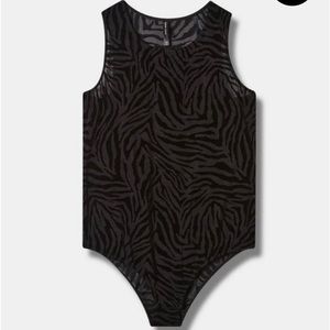 Torrid black mesh bodysuit